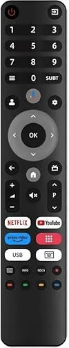 XINFUTE Mando a distancia original para Blaupunkt Voice TV 32FBG5000 65UBG6000 24HBG5000S
