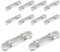 Weep Hole Covers - ShiningUU 10pcs ABS Weep Hole Drainage Covers, UPVC Window Sill Drainage Cover Caps | Replacement Drain Caps for UPVC Windows/Double Glazing White Window Accessories