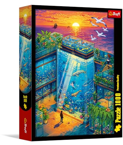 Trefl - Puzzle 1000 EIN Blick in die Tiefe, EIN futuristisches Interieur