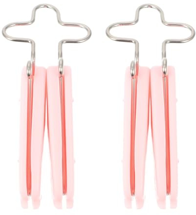 Levemolo Fermagli ergonomici per modellare naso set 2 pezzi in silicone rosa per sollevamento e raddrizzamento del ponte nasale per adulti