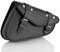 Customacces AP0003N Leder-Satteltasche Customacces Detroit Model Linke Seite Schwarz für Harley Davidson Sportster, Kawasaki Vulcan S