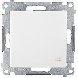 Kontakt-Simon DW7.01/11 Electric Switch White – Accessory Electric Knife (White, Plastic, IP20, IP44, 250 V, 10 A, 75 mm)