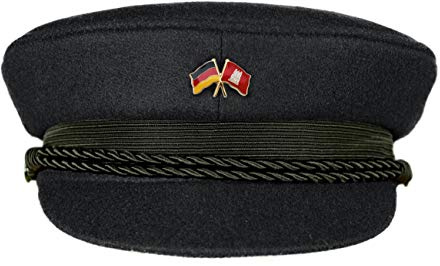 MADSea Elbsegler Premium Tuch mit Pin Deutschland Hamburg schwarz