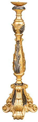 Biscottini Bougeoir Bois 90x30x30 cm | Chandelier Bois Decorative | Bougies Chandelier