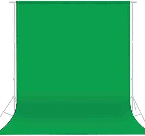 Fotostudio Hintergrund für Fotografie - Faltbarer grüner Bildschirm 2 x 3 m - Stoff für Modefotografie und Videoaufnahme