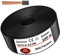 MAS-Premium Cable eléctrico H07 V-K 1 x 2,5 mm², negro, cable individual, flexible, de 5 a 100 m (100 m)
