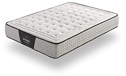ECCOX - Taschenfederkernmatratze Hybrid Exclusive - Höhe 30 cm - unabhängige Taschenfederkern - Polsterung Obere Viscotechnologie + Supersoft - mittlere bis hohe Härte (70 x 190 cm)
