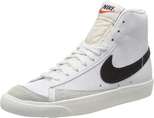 Nike Herren Blazer Mid '77 Vintage Sneaker, Weiß Weiß Schwarz 000, 9.5
