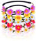 TSHAOUN Gänseblümchen Blumenkranz, Blumenkrone, Haaraccessoire, Haarband, Brautschmuck, 5x Blumen Stirnband Haarband Kopfband Krone mit justierbaren elastischen Band für Damen und Mädchen (5 Stück)