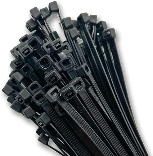 Lobinger® Kabelbinder schwarz viele Größen, Länge 100-1000mm, Breite 2,5-9mm (100, 4,8mm x 550mm)