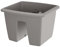 Maceta RESPANA RAILING 9L., dimensiones (mm) 288x298x209, color Gris piedra