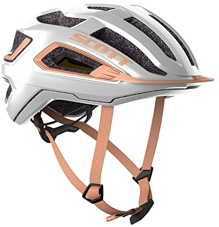 Scott Arx Plus MIPS Rennrad Fahrrad Helm weiß/rose 2025: Größe: M (55-59cm)
