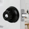 EASILOK Deadbolt Lock, Twist-to-Lock Front Door Lock Keyless Heavy Duty Single Cylinder Deadbolt High Security with Unpickable Night Latch &Anti-Mislock Button, Zinc Alloy, Black
