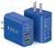 40W USB C Charger Cube, 2-Pack Wall Plug Fast Charging Block, 4-Port PD+QC Power Adapter Multiport Brick Type C Box for iPhone 15/14/13/12/11/Pro Max/XS/XR/8/7, Tablets, Cellphones