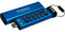 Kingston IronKey Keypad 200C 64GB Verschlüsselter USB | Alphanumerische Tastatur | Multi-Pin-Zugang | XTS-AES 256-bit | FIPS 140-3 Level 3 Zertifiziert (Ausstehend) | IKKP200C/64GB, Blau