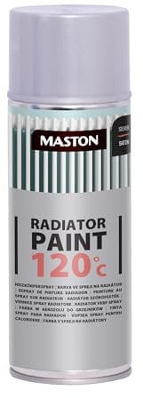 Maston Spray Paint Radiator Silver Satin 400ml