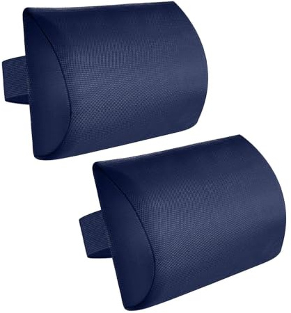 Tanxier Cojín Universal para Tumbona, Cojín Reposacabezas para Silla Playa, Ahmohada de Jardín, Almohada de Viaje, Cojín Cervical con Cinta de Goma
