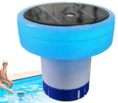 Ionizzatore per acqua per piscina, purificatore solare per piscina, purificatore galleggiante per piscina, purificatore d'acqua galleggiante ad energia solare, purificatore per nuoto all'aperto a