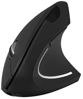 SUBBLIM Ratón Glide Vertical Ergo Dual Mouse Bluetooth y USB Batería Negro Ergonomía Silencioso Precisión Acabados De Calidad Ahorro De Energía
