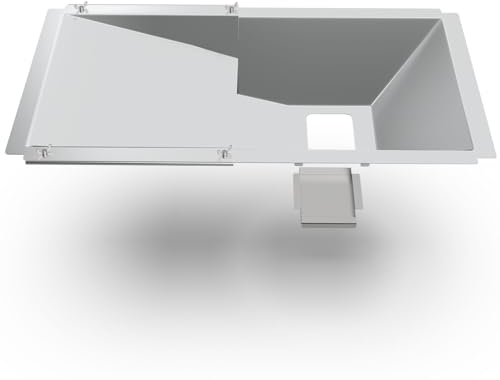 BBQration Universal Fettwanne mit Auffangwanne für Nexgrill Ersatzteile 720-0830H 720-0882A, Charbroil, Dyna Glo, Kenmore, Expect Grill, Tropfpfanne für 3/4/5 Brenner Gasgrill