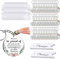 Schlüsselanhänger zur Mitarbeiteranerkennung, inspirierende Schlüsselanhänger-Sets - 48 Sets inspirierender Schlüsselanhänger mit Quasten,Dankeschön-Schlüsselanhänger mit Taschen für Familien und Freu