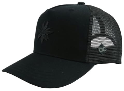 Bavarian Caps BC Cap Edelweiß Black Edition Curved SCHWARZ - -