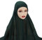 Loop-Schal für Damen, weicher Chiffon, langer Schal, modisch, muslimischer Hijab, Hijab, Kopftuch und, N, Einheitsgröße