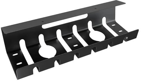 KFRNXNEWQ Kabelkorb Unter Schreibtisch Kabelrinne unter dem Schreibtisch, Kabelmanagement-Tablett aus Metall, Zubehör for Stehpulte, Kabelhalter, U-Kanal-Schraubeninstallation, Drahtrinne FüR Kabel