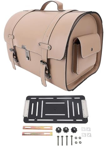 Akozon Motorrad-Heck Tasche Wasserdicht Quick Release 29,5 L Motorrad Rücksitz Gepäck Kombination Schloss