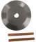 EASYCUT ENIGMEX 1 x 80MM Stainless Steel Doner Kebab Slicer Blade | Precision Cutting Disc for Doner Kebab Machines – 80MM & 2 sharpending Stone