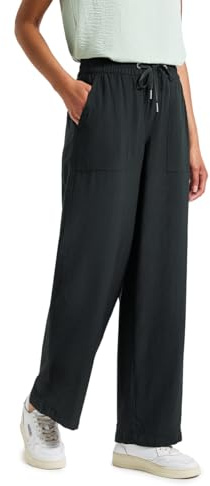 STREET ONE Damen Wide Leg Crepe Hose
