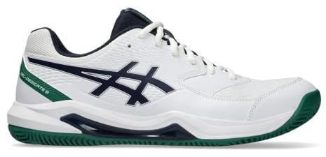 Asics 1041A448-105 Gel-Dedicate 8 Clay Uomo, White/Midnight EU 44.5