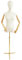 Schneiderpuppe Weiblich Schaufensterpuppe Damenbüste Schneiderbüste Vintage Kleiderpuppe Einstellbare Gesamthöhe 65-110cm für Bekleidungsgeschäfte Schneidereien oder Große Messestände
