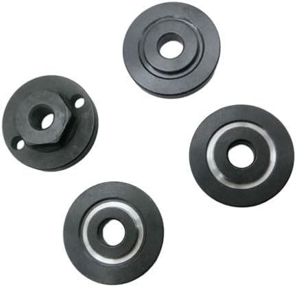 Juego completo de 4 placas adaptadoras de amoladora angulares que ofrecen compatibilidad de varios tamaños para agujeros interiores de 20 mm, 22 mm, 22,2 mm, placa fuerte
