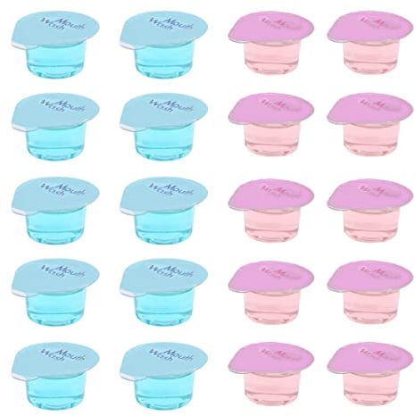 Rince-bouche jetable 20 pièces, liquide de bain de bouche Portable pour une haleine fraîche, soins des gencives, hygiène buccale, blanchiment des dents, utilisation en voyage