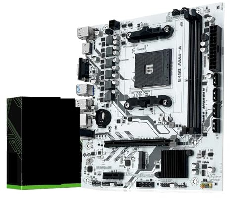 Processeur de Carte mère B450 Double mémoire DDR4 AM4 M.2 NVME (Prend en Charge Le processeur 5500 5600 5600G)