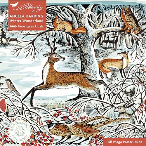 Adult Jigsaw Puzzle: Angela Harding: Winter Wonderland: 1000-Piece Jigsaw Puzzles