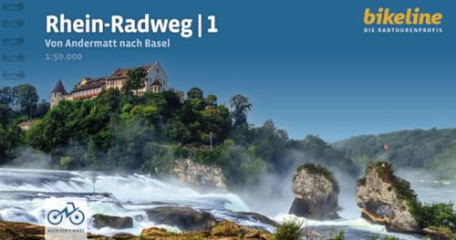 Rhein-Radweg / Rhein-Radweg 1: Von Andermatt nach Basel, 1:50.000, 429 km, GPS-Tracks Download, LiveUpdate, Übernachtungsverzeichnis