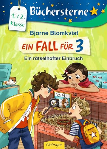 Ein Fall für 3. Ein rätselhafter Einbruch: Büchersterne. 1./2. Klasse