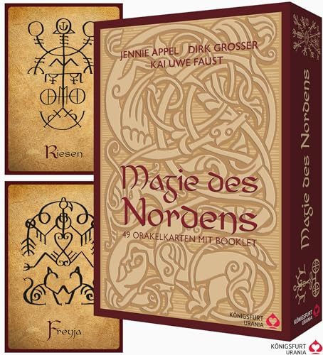 Magie des Nordens - Tauche in die Ursprünge der nordischen Spiritualität ein: 49 Orakelkarten und 160-seitiges Booklet