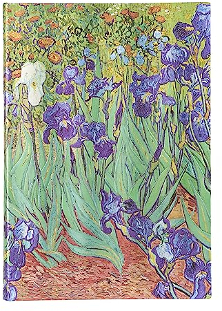 Paperblanks | Iris di Van Gogh | Taccuini per gli schizzi | Grande | Taccuino per gli Schizzi