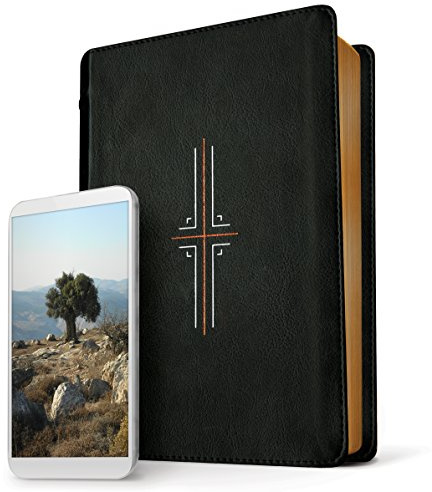 Holy Bible: New Living Translation, Black, LeatherLike: Filament Edition: The Print+digital Bible