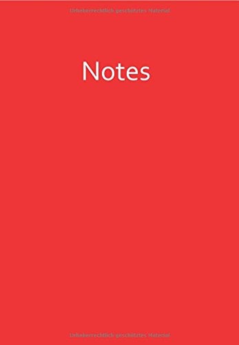 Mein rotes Notizbuch - A4 - kariert - Fire / red: 100 Seiten