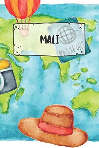 Mali: Ruled Travel Diary Notebook or Journey Journal - Lined Trip Pocketbook for Men and Women with Lines