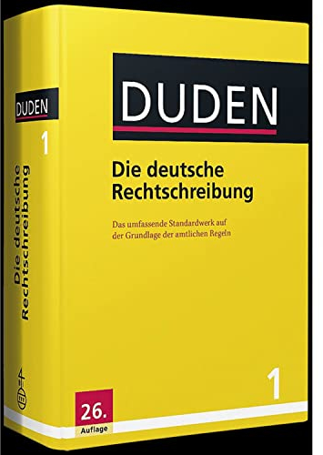 Duden: Die deutsche Rechtschreibung, Band 1 - Das umfassende Standardwerk auf der Grundlage der amtlichen Regeln (28. Auflage) (Duden - Deutsche Sprache in 12 Bänden)