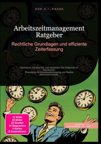 Arbeitszeitmanagement Ratgeber: Rechtliche Grundlagen und effiziente Zeiterfassung: Optimieren Sie Ihre Zeit und vermeiden Sie Fallstricke im ... und flexible Arbeitszeitmodelle.