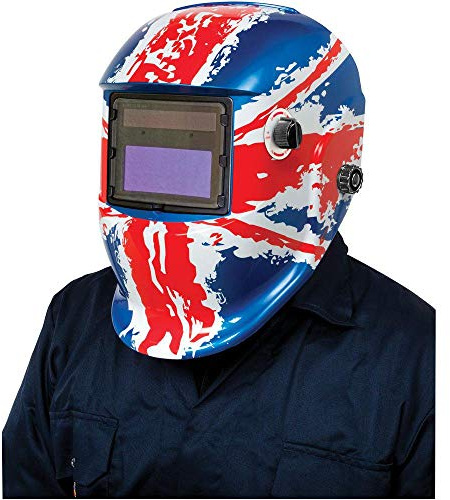 Clarke GWH7 Arc Activated Grinding/Welding Headshield Union Flag Design - 6000709