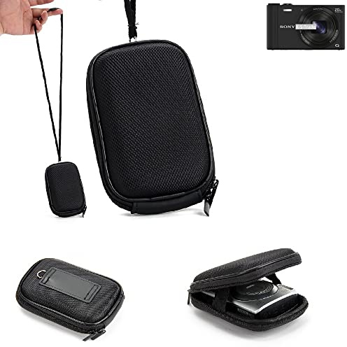K-S-Trade Qualitativ & Innovativ Hardcase Kamera-Tasche Foto-Tasche Für Sony Cyber-Shot DSC-WX350 Für Kompaktkamera Gürteltasche Case