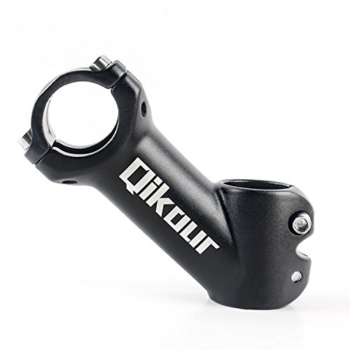 Fahrrad Lenkervorbau 45°, Aluminiumlegierung MTB Fahrrad Vorbauten, Radfahren Zubehör für Mountainbike Rennrad, 31.8 * 90mm, Schaft durchmesser 28.6mm, Schwarz