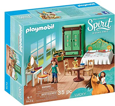 PLAYMOBIL DreamWorks Spirit 9476 Luckys Schlafzimmer, Ab 4 Jahren